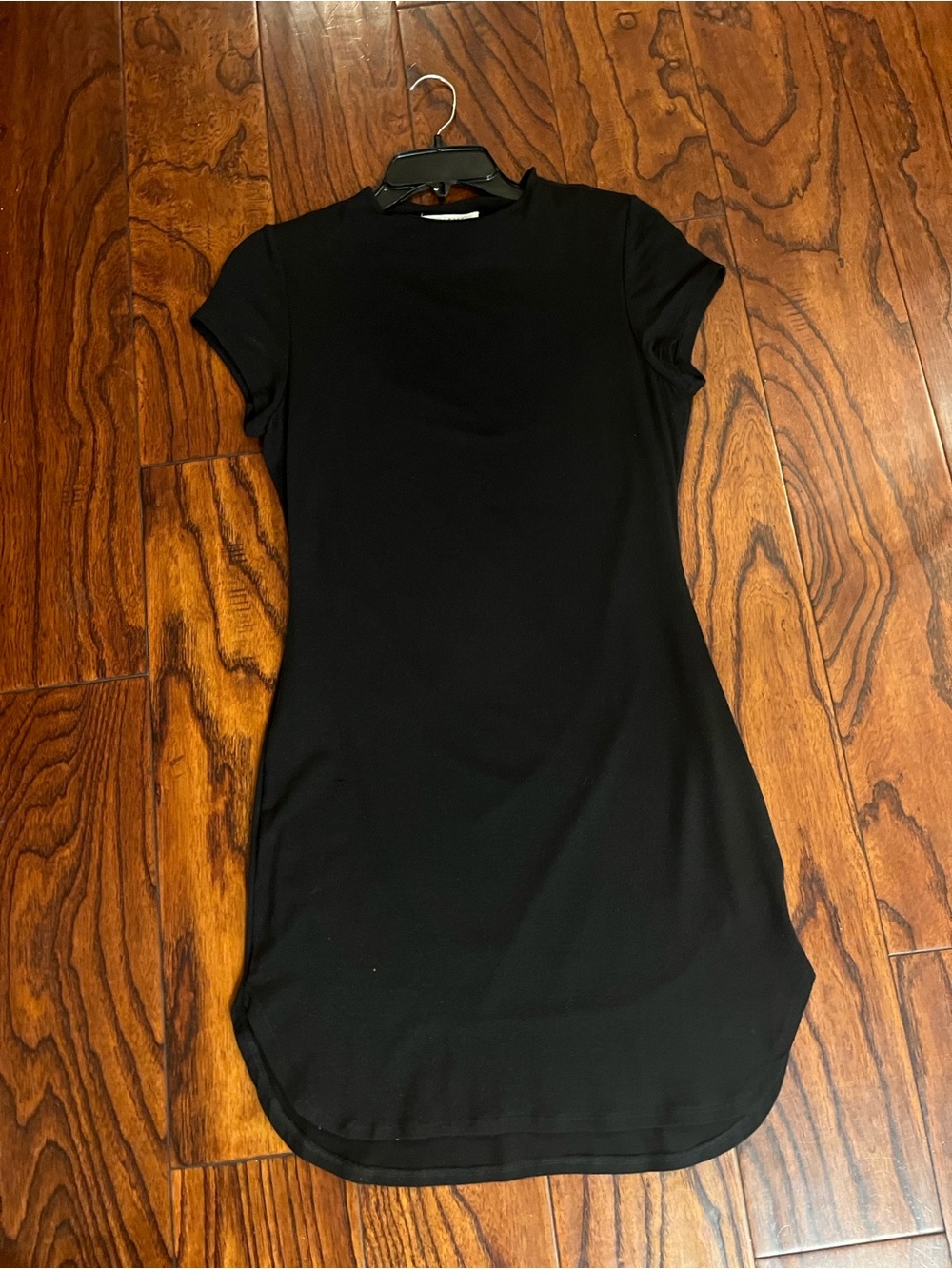 Stella Luce Black Short Sleeve Mini Dress
